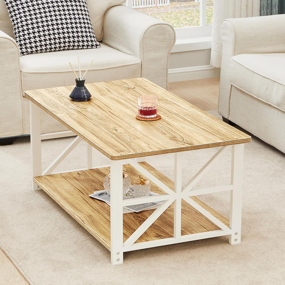 GreenForest 39 inch Coffee Table with Round Corner