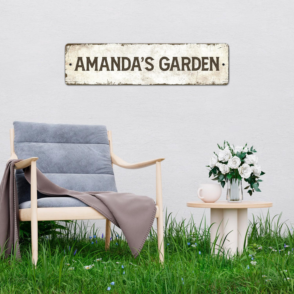 Rustic Custom Sign, Personalized Metal Signs, Gift for Him Men Dad, Man Cave,...