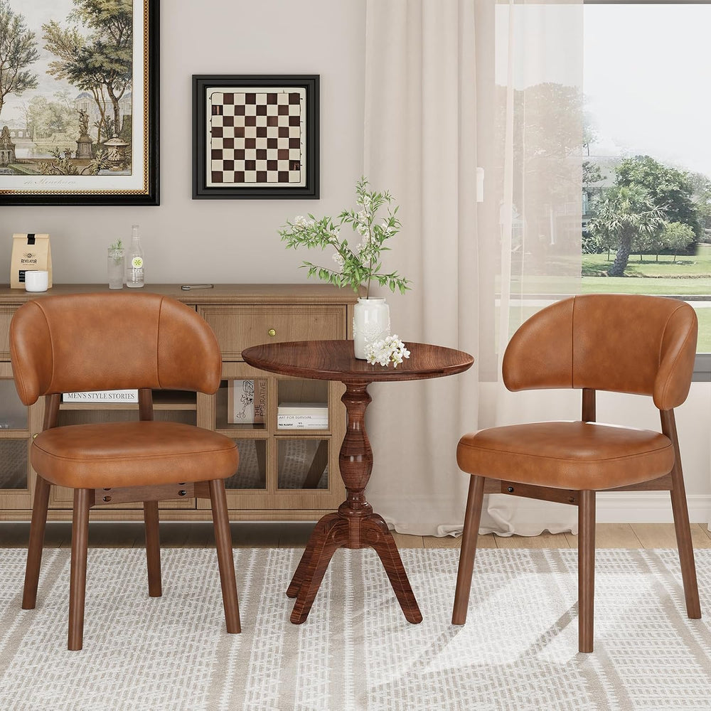 MALOL Wooden Dining Chairs Set of 6, Modern Upholstered Dining Room Kitchen S...