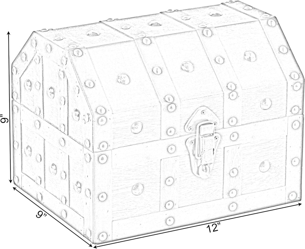 Vintiquewise(TM) Vintage Caribbean Pirate Chest