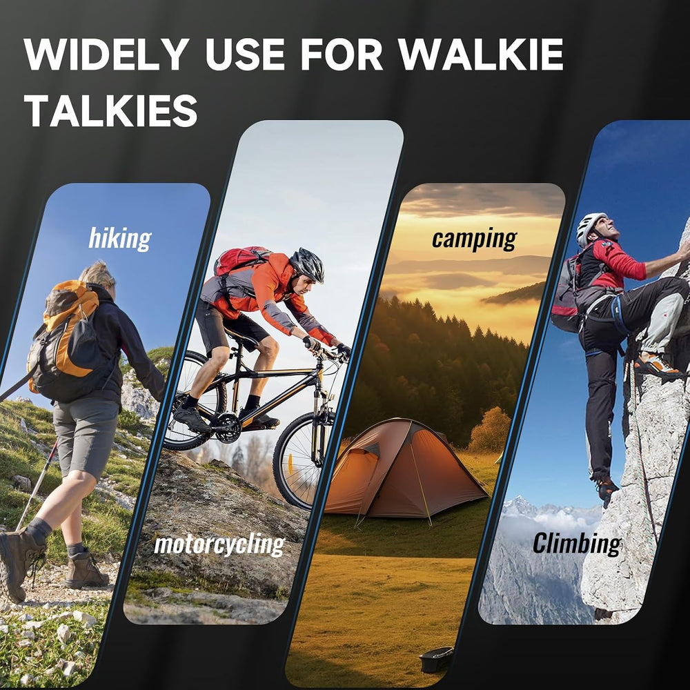 Walkie Talkies for Adults Long Range, Rechargeable 2 Way Radio, 2 Pack