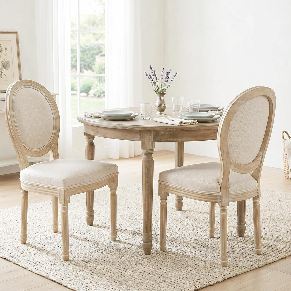 chairus Farmhouse Dining Chairs Set of 2 French Country Dining Room Chairs Vi...