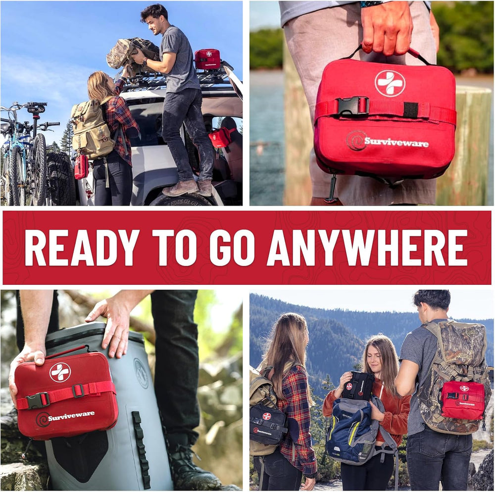 Surviveware Comprehensive Waterproof Premium Survival First Aid Kit