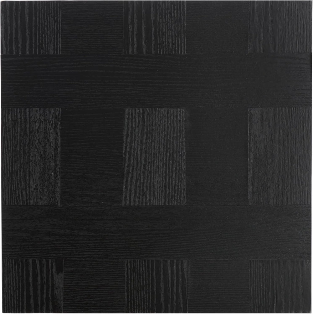 SAFAVIEH Home Collection Hamona Black Square Top Pedestal End Table