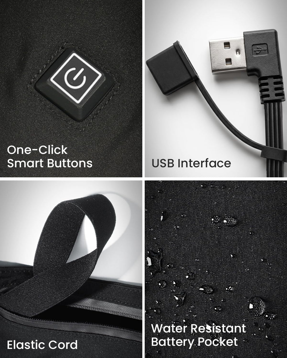 JS LifeStyle Portable Heated Seat Cushion, USB Heating Pad