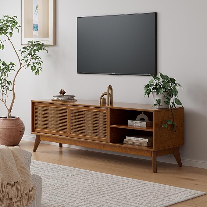 Ball & Cast 59" Mid Century Modern TV Stand for TVs up to 65", ...