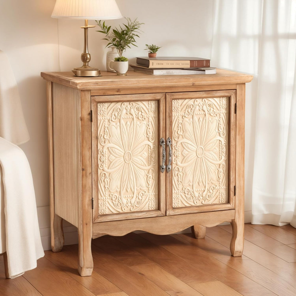 RoyalCraft Sideboard Buffet Kitchen Storage Cabinet, Solid Wood Credenza Acce...