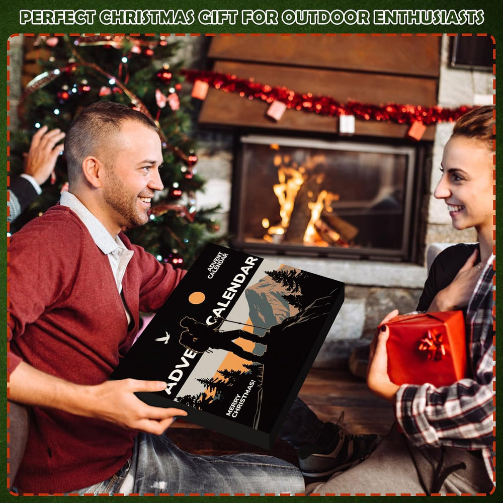 Survival Kit Advent Calendar for Men 24 Days Countdown with Premium Outdoor S...