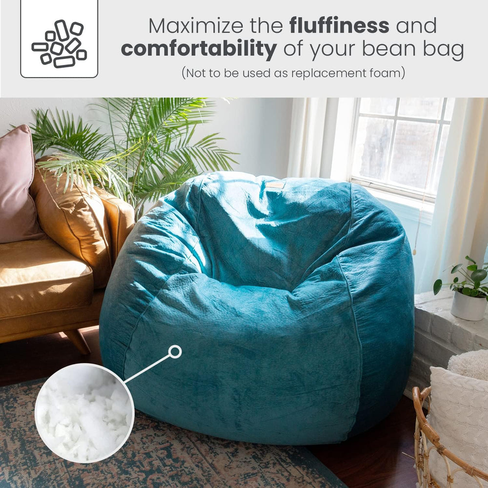 CordaRoy's Bean Bag Foam Fill Pack for Bean Bag Chairs and Pet Beds, Foam...