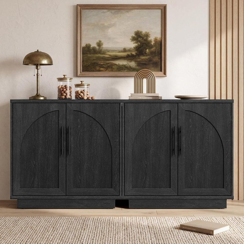 Fatmok Modular Entertainment Center & Buffet Cabinet, Extra Long Sideboar...