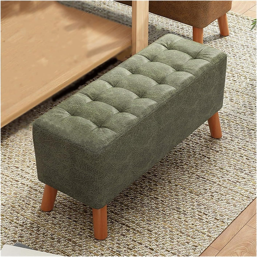 Modern Entry Door Shoe Bench Household Doorway Wearing Shoes Stool Long Cloth...