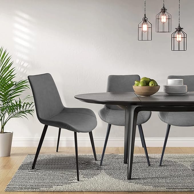 Dining Chairs Set of 2, Modern Kitchen & Dining Room Chairs, Upholstered ...