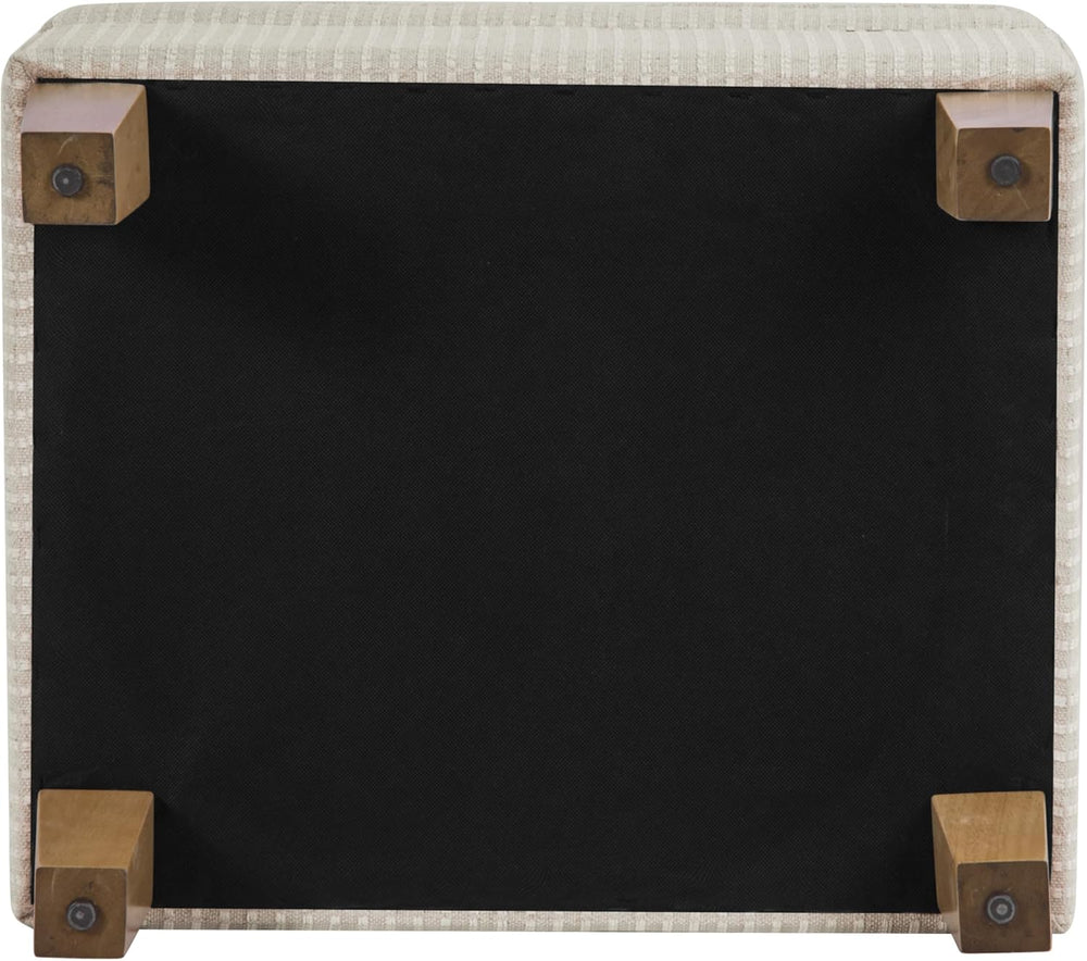 HomePop Home Decor | Upholstered Modern Rectangular Storage Ottoman | Hinged ...