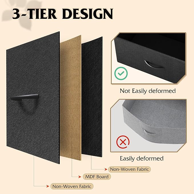 WLIVE Nightstands Set of 2, Night Stand Set 2 with Charging Station, Bedside ...