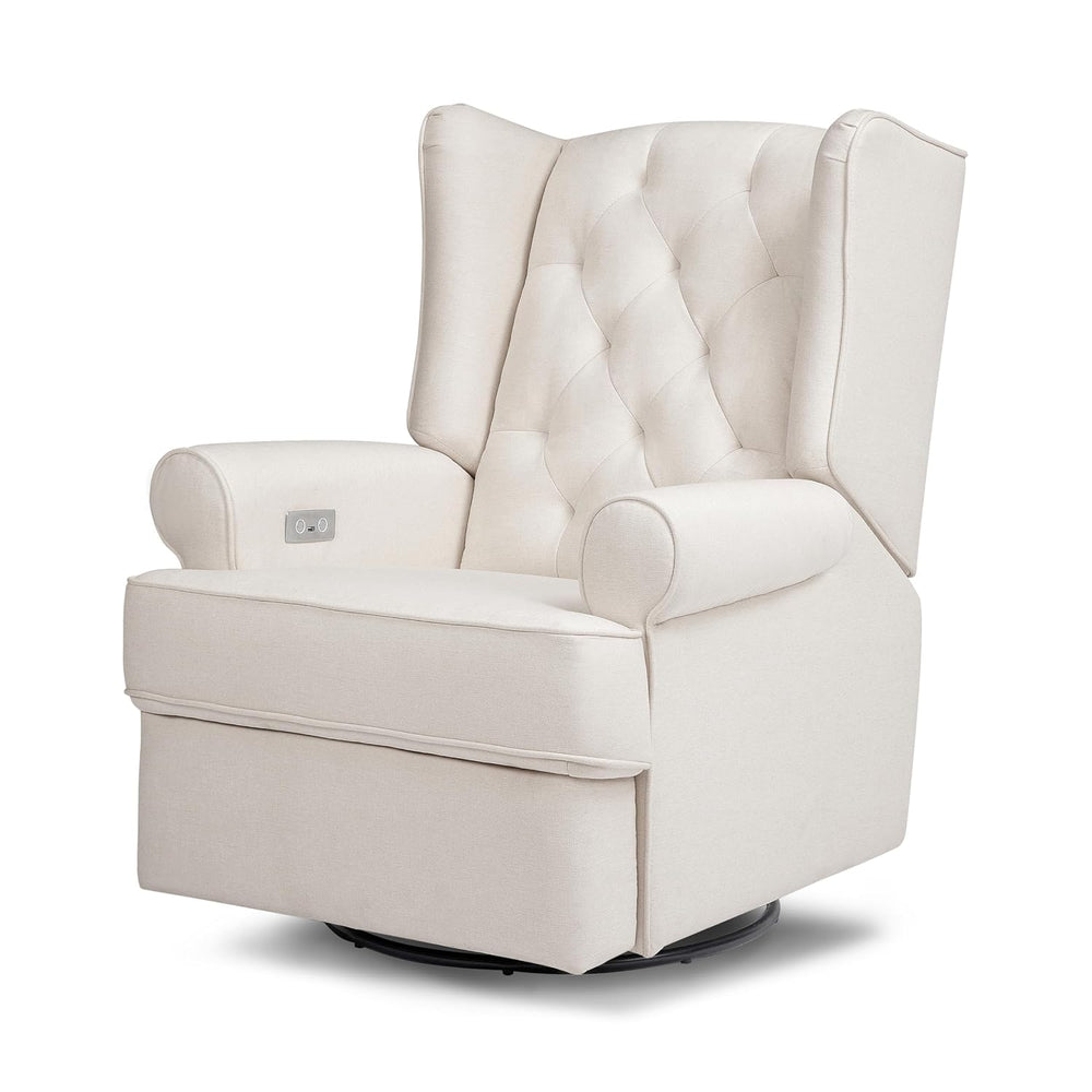 Namesake Harbour Electronic Recliner and Swivel Glider with USB Port in Perfo...