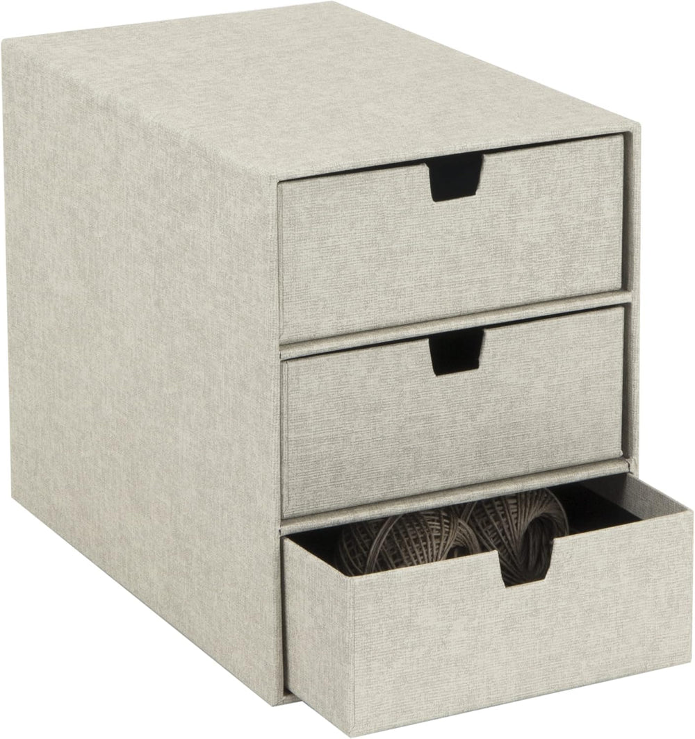 Bigso Box of Sweden 3-Tier Desktop Drawers - Desk Tidy Organiser for Statione...