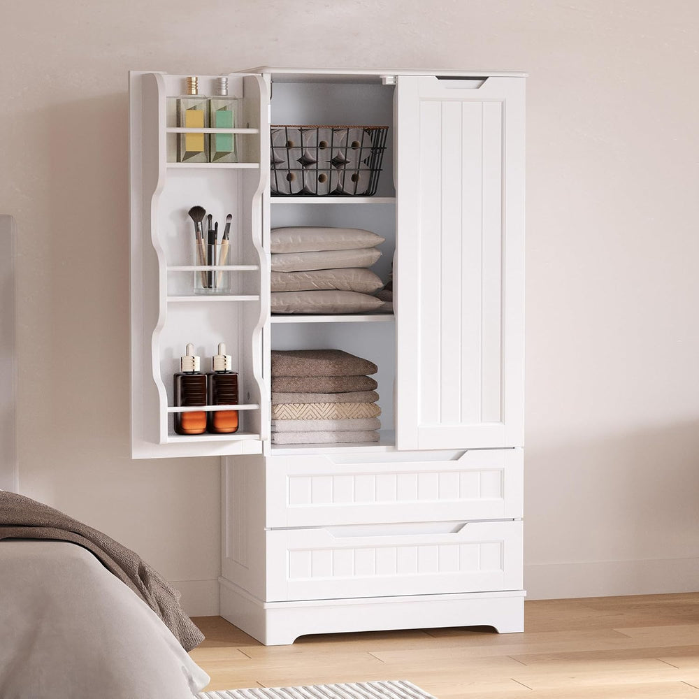 Gizoon Kitchen Pantry Cabinet with Drawers for Ding Room, 47" Small Food...