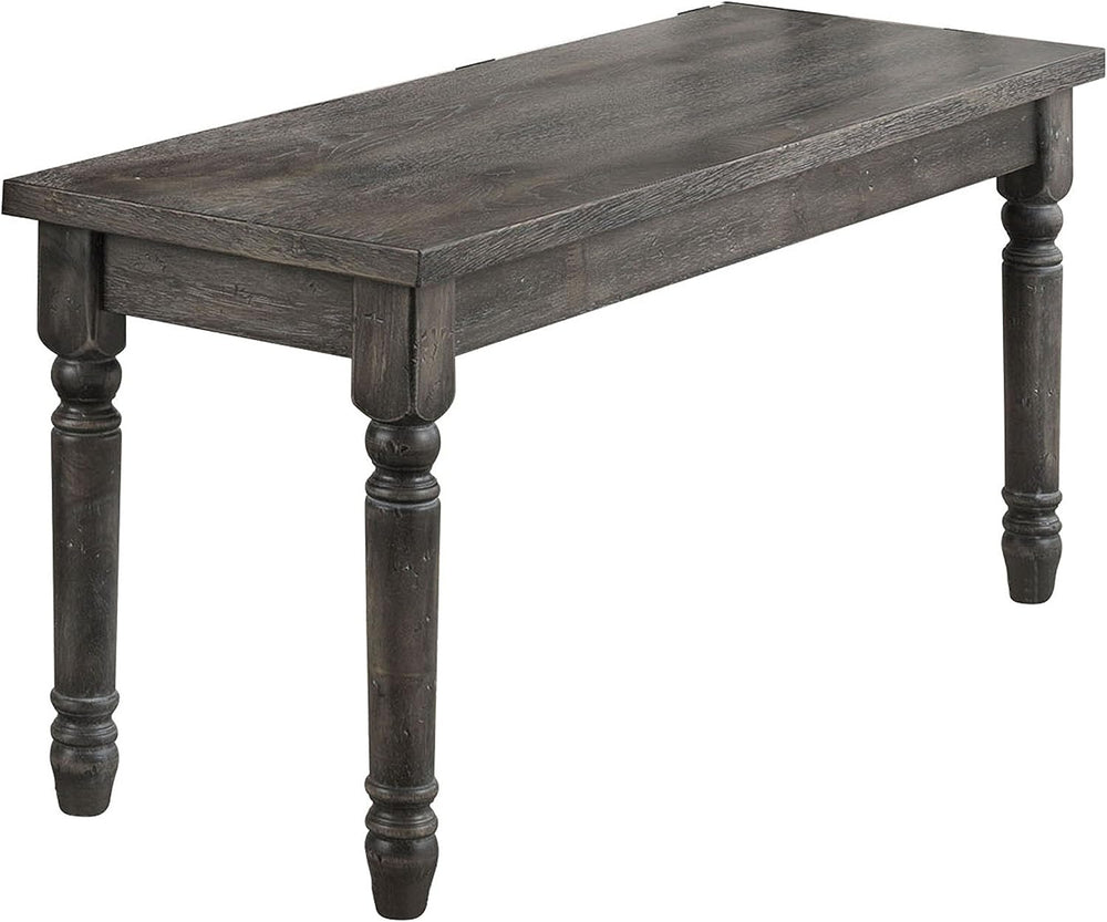 ACME Furniture Wallace Weathered Blue Washed Bench