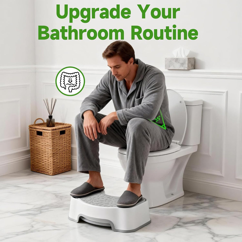EmoH 2-in-1 Squatting Potty for Adults, 16.7" Wide, Squatting Pool Stool