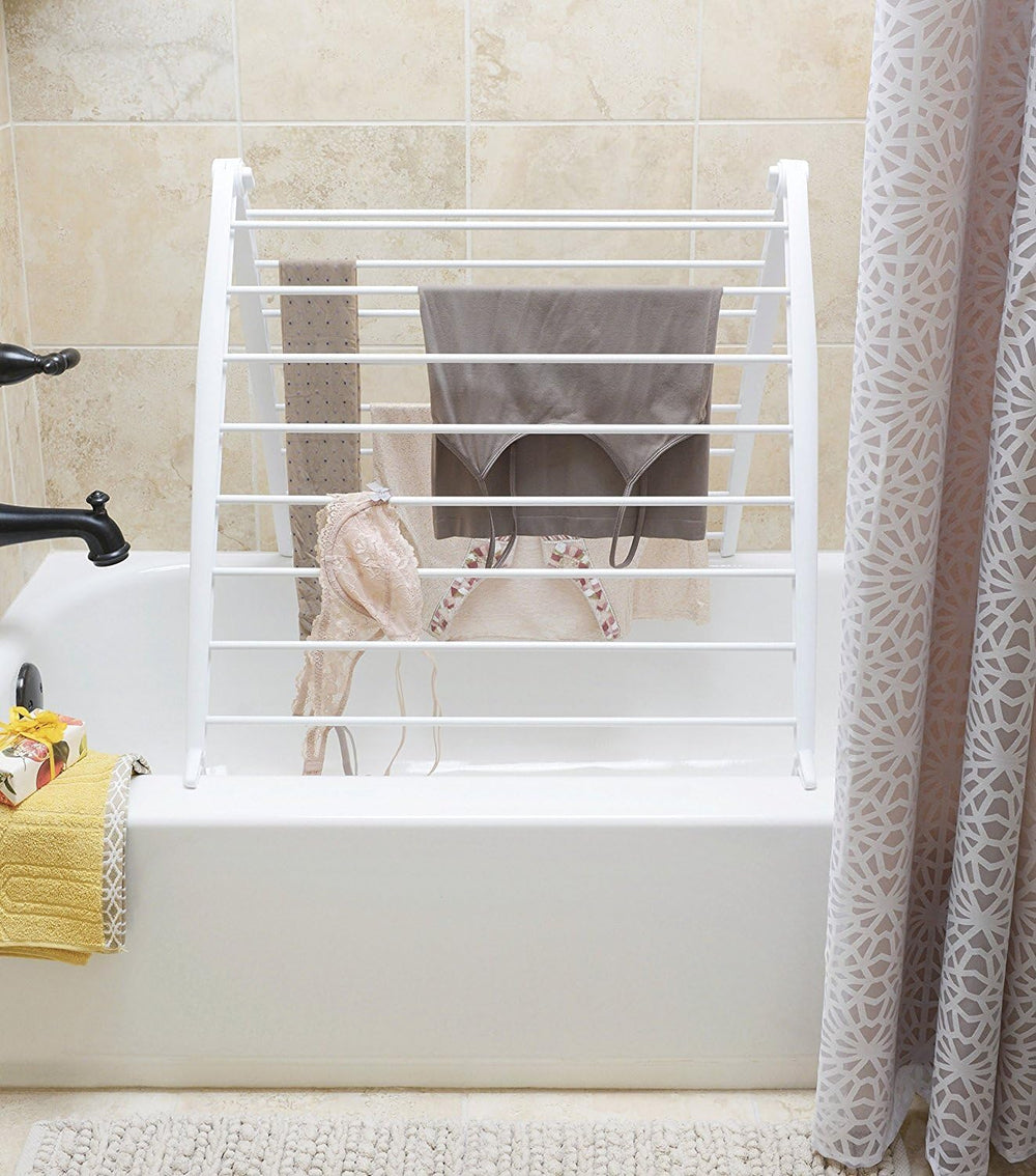 Whitmor Spacemaker Folding Drying Rack, Freestanding Indoor Clothes Dryer, Sp...