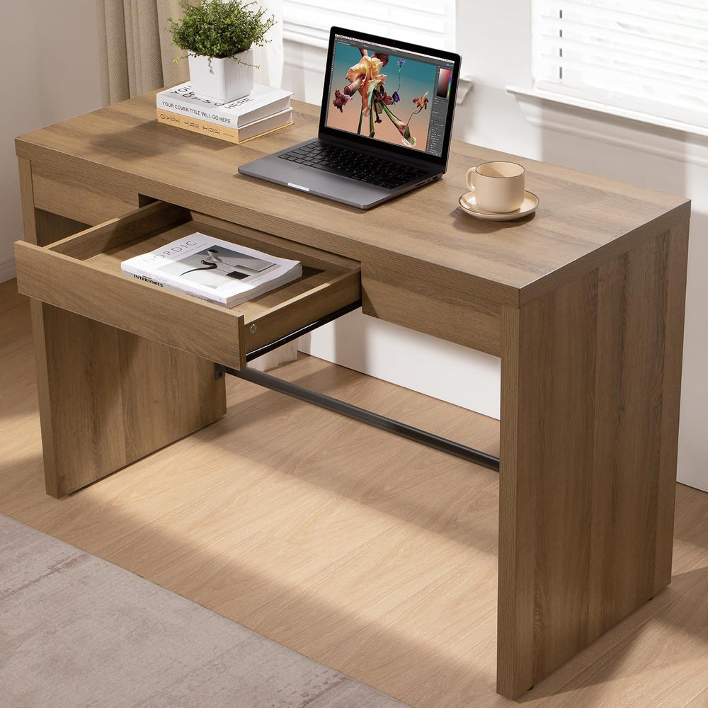 SICOTAS 47-Inch Computer Desk, Home Office Desk Writing Desk with Drawer