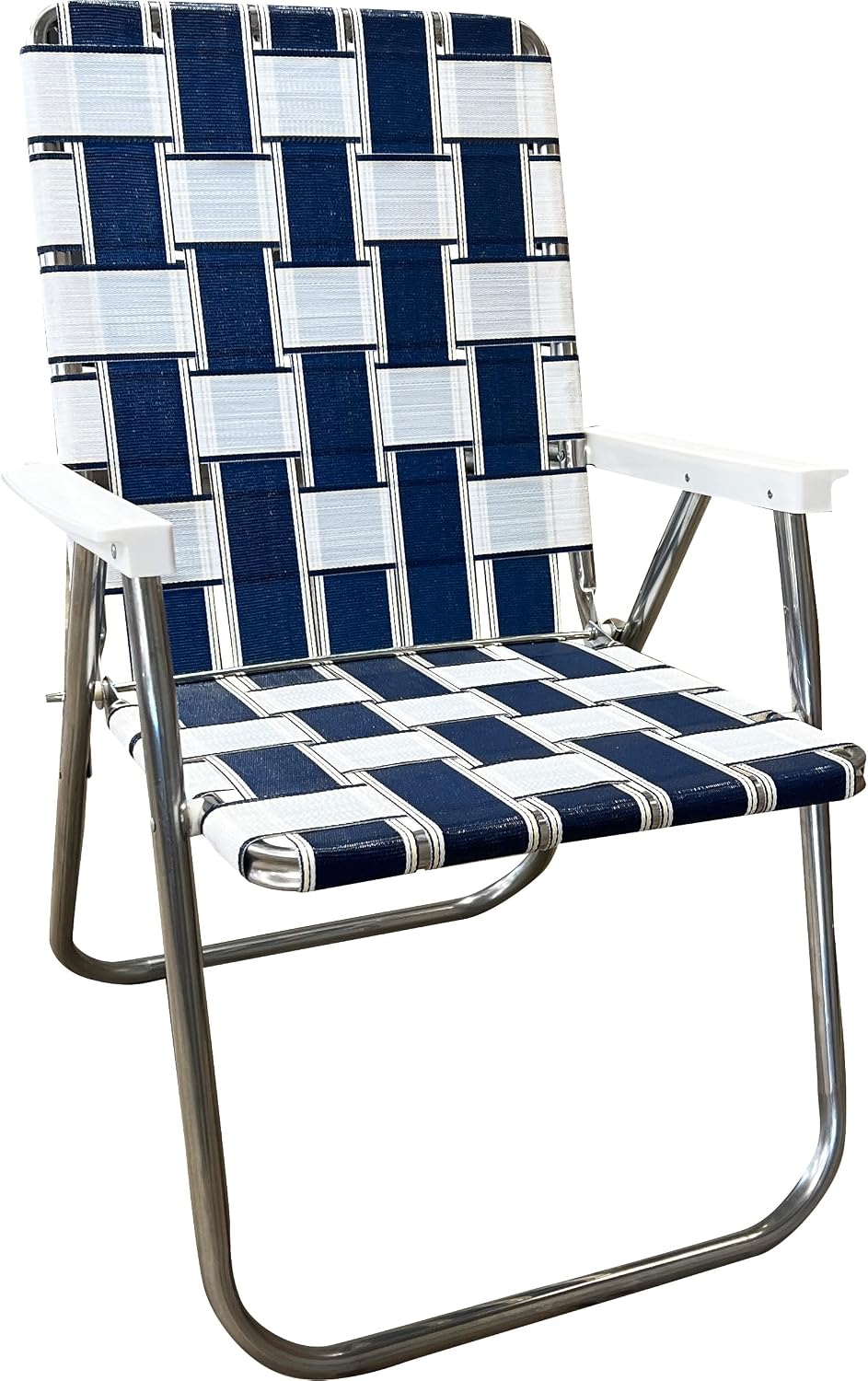 Lawn Chair USA Folding Aluminum Outdoor Patio Lawn Chair | Heavy-Duty Webbed ...