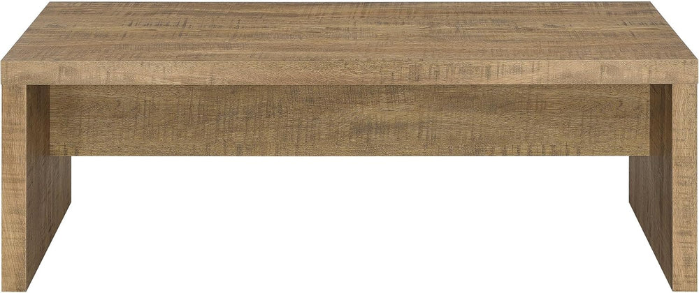 Coaster Lynette 47-Inch Living Room Rectangular Coffee Table, Mango 704128