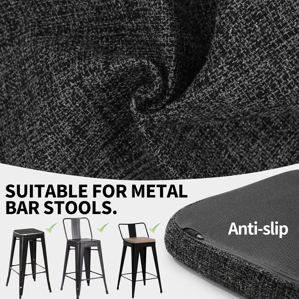 SINOSSO Magnetic Chair Pads for Metal Chairs Non-Slip, 11" Square Memory...