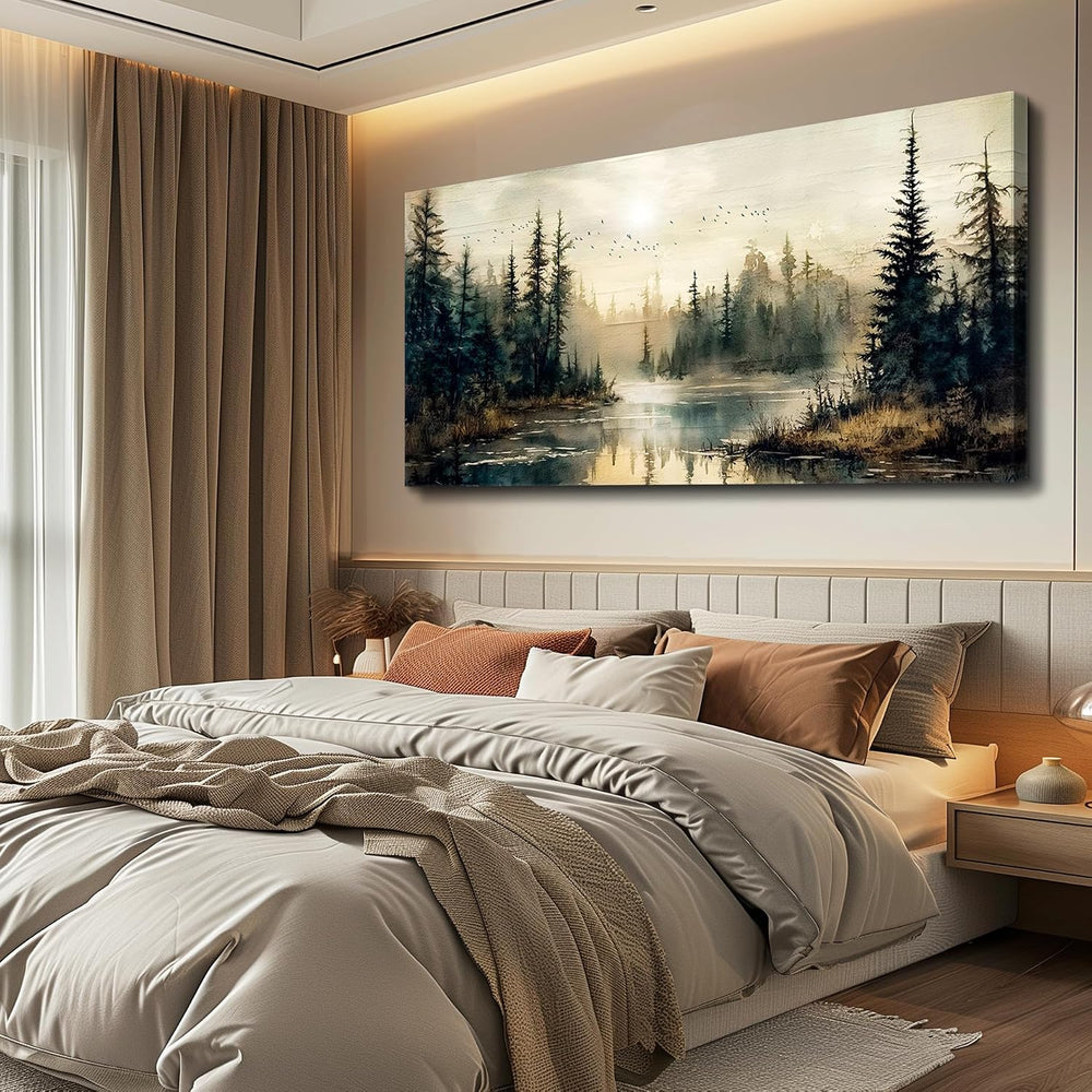 FUHAIHUA Canvas Wall Art For Living Room Large Wall Decor For Office Modern B...