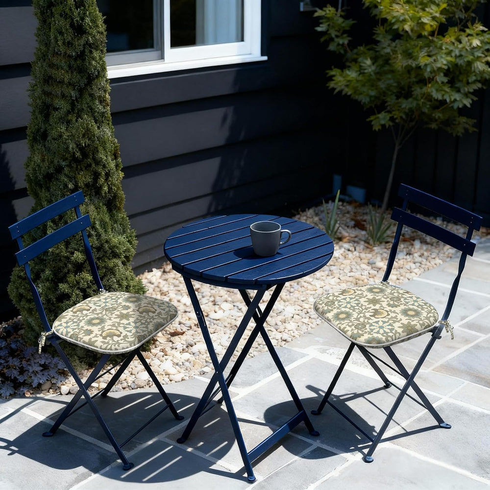 LVTXIII Outdoor Seat Cushions Patio Chair Pads with Ties, All Weather Chair C...