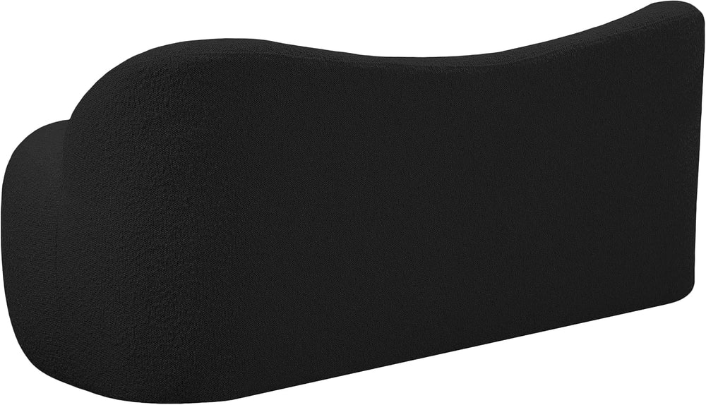 Meridian Furniture 119Black Flair Collection Modern | Contemporary Boucle Fab...