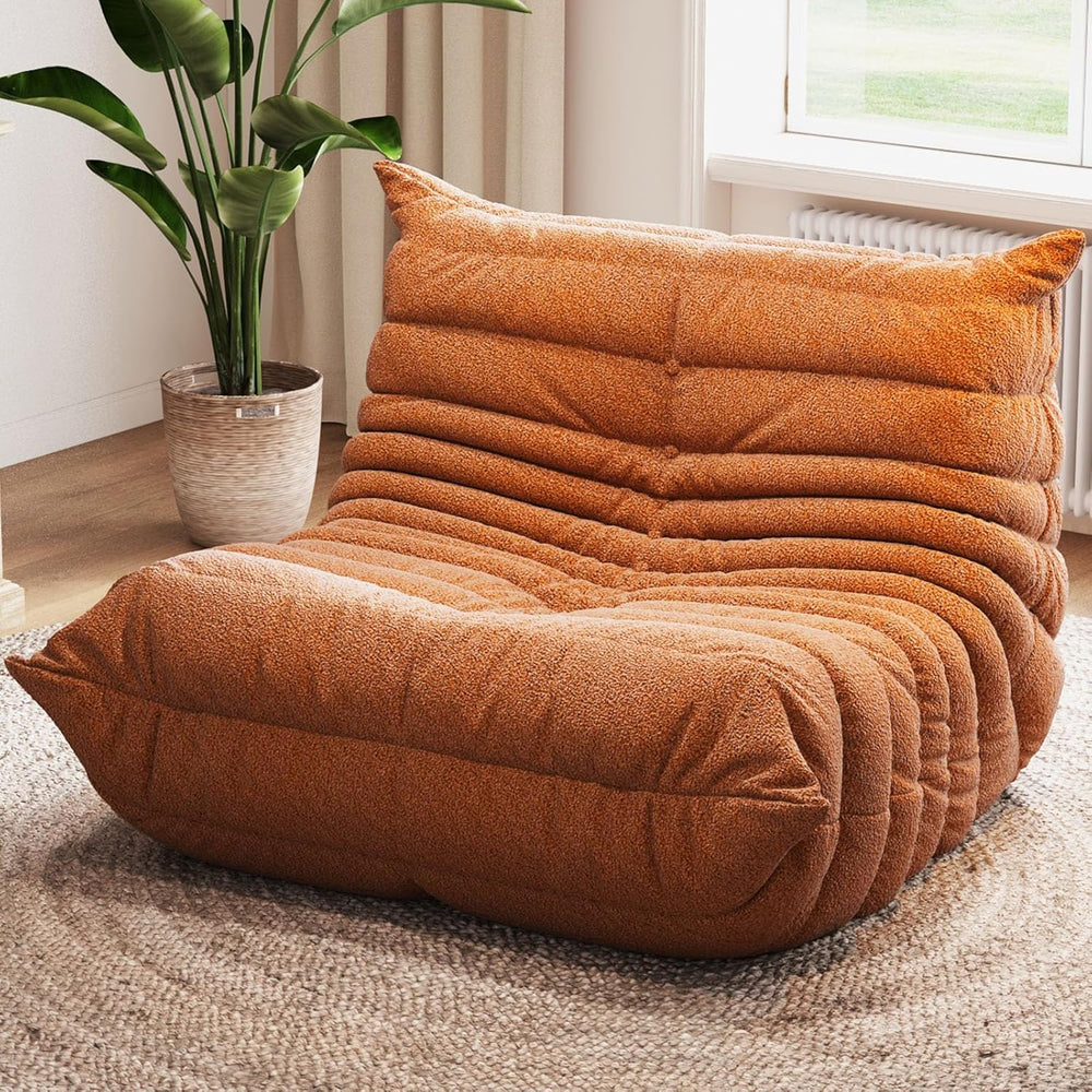 Oversized Bean Bag Chairs for Adults, Giant Beanbag Chair with Memory Foam, C...