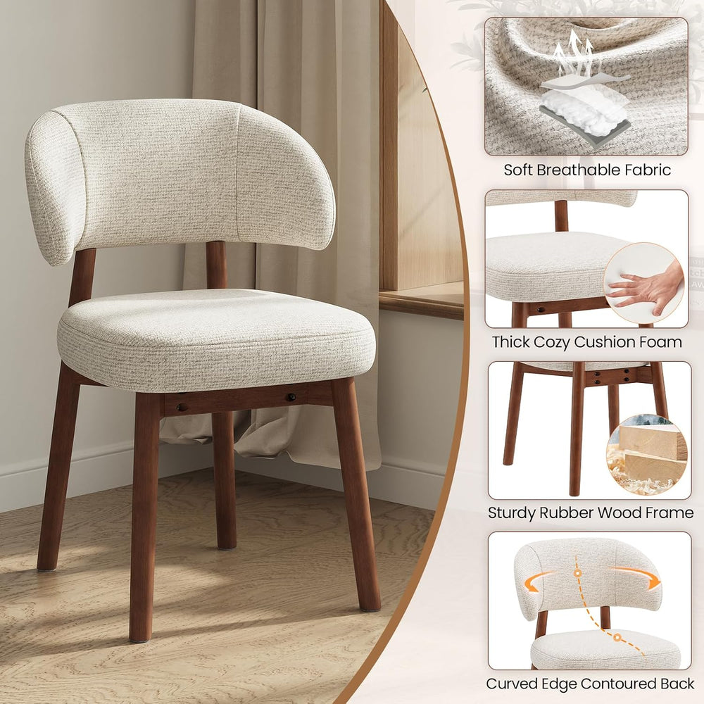 MALOL 47"-63" Extendable Round to Oval Dining Table Chairs Set for ...