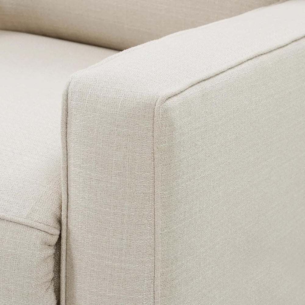 Harkawon Swivel Rocker Recliner Chair, Glider Rocker Recliner, Beige