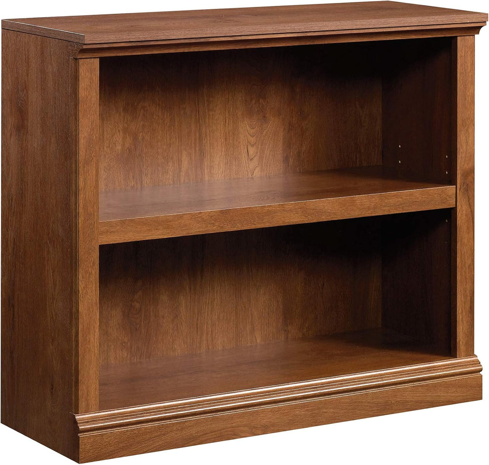 Sauder 2 Tier Book Shelf Wooden Bookcase Multipurpose Bookshelf for Home Offi...
