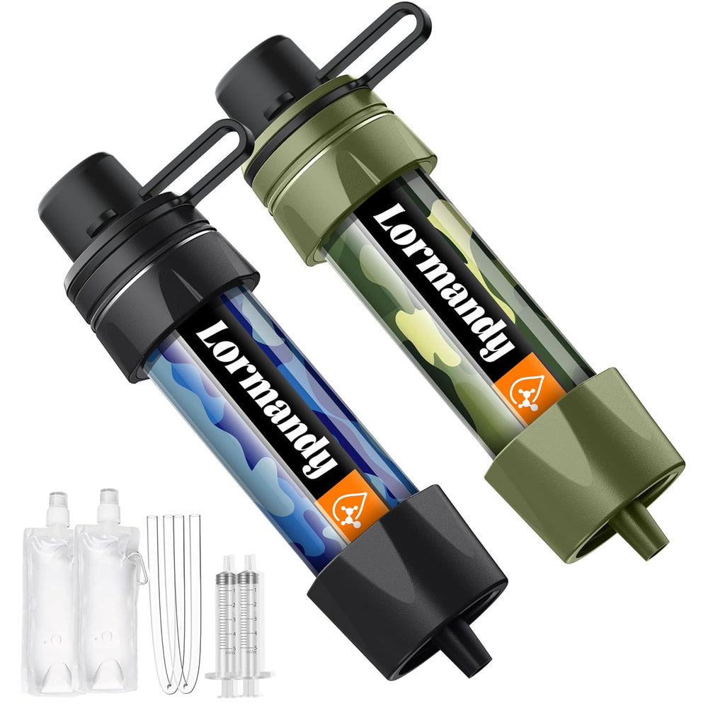 Water Filter Straw - Personal Water Purifier, Camping Water Filtration System...