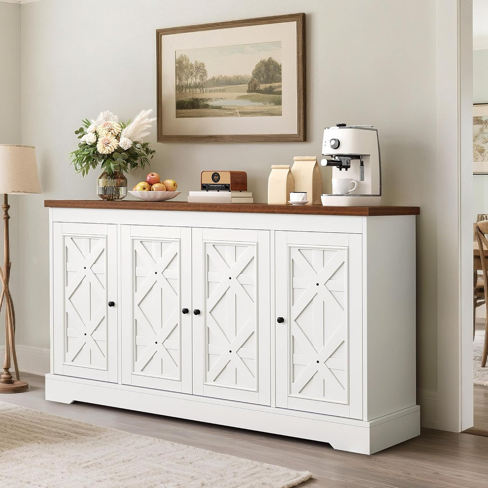 YITAHOME Sideboard Buffet Cabinet with Storage, 59" Buffet Storage with ...