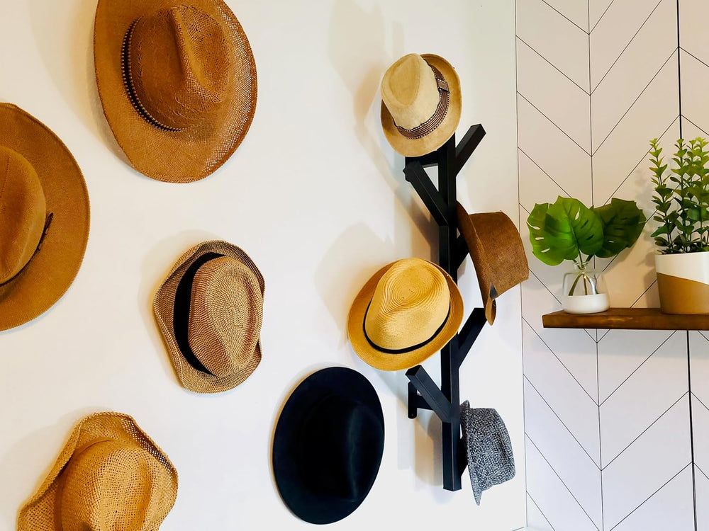 PREMIUM RACKS Coat Rack & Hat Rack - Modern Design - Wall Mounted - Styli...