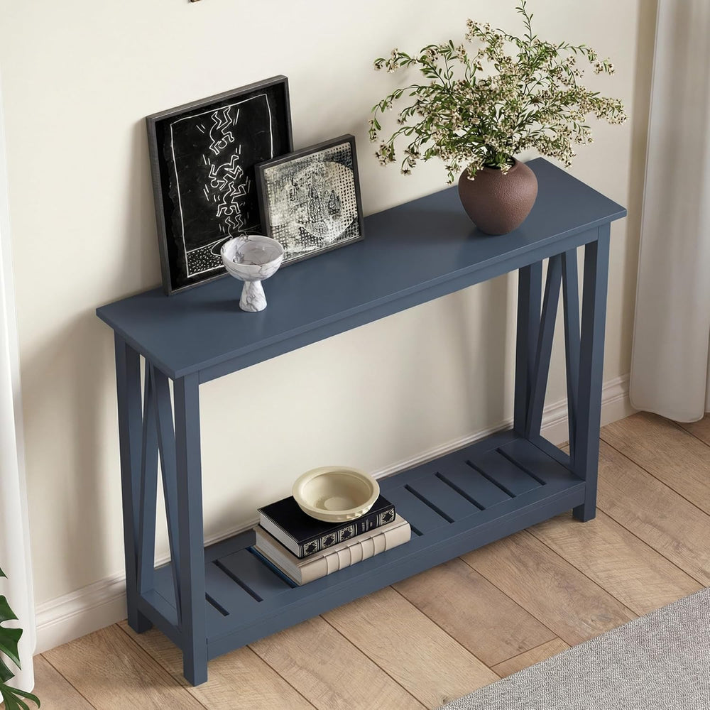ChooChoo Farmhouse Console Table, Narrow Sofa Table for Entryway, 40 Inch | R...