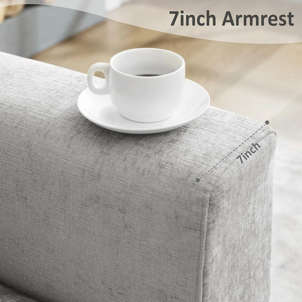 Oversized Accent Chair Armchair with Metal Legs