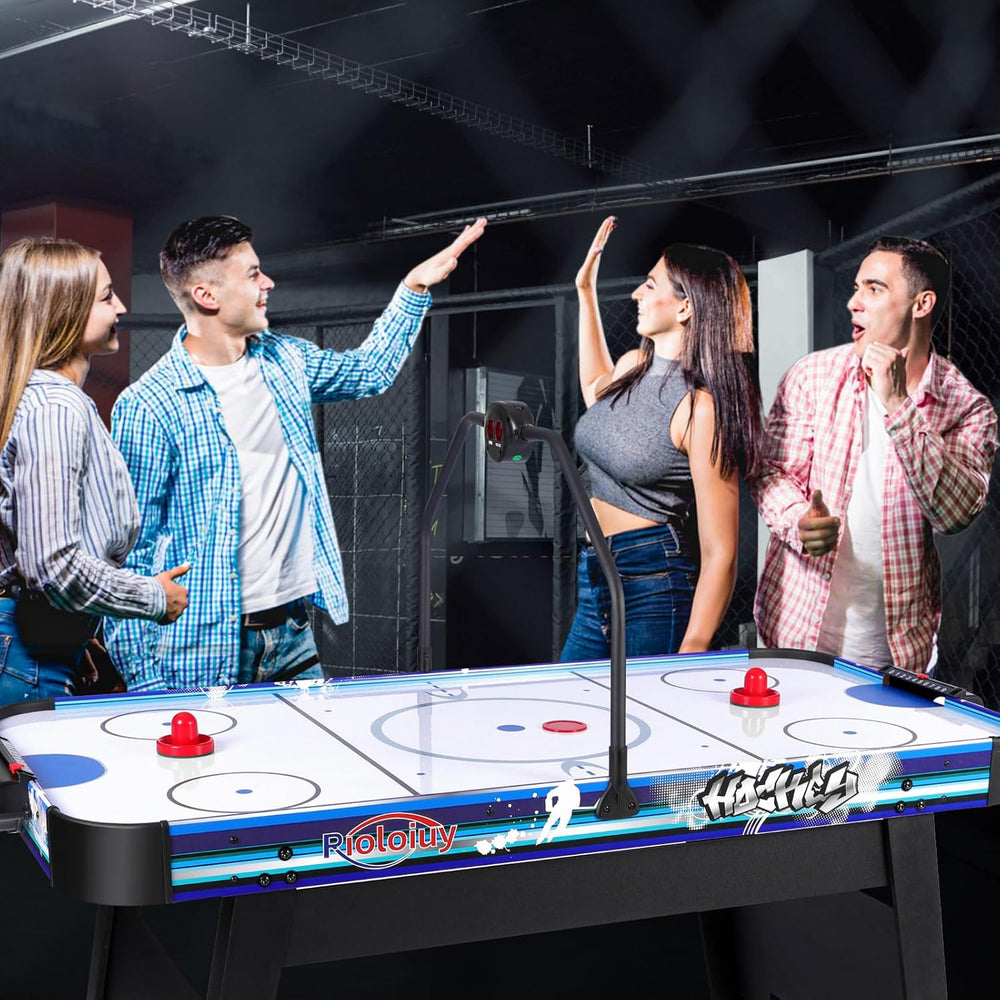 58" Air Hockey Table, Arcade Style with Powerful 700mA Motor, Accurate D...