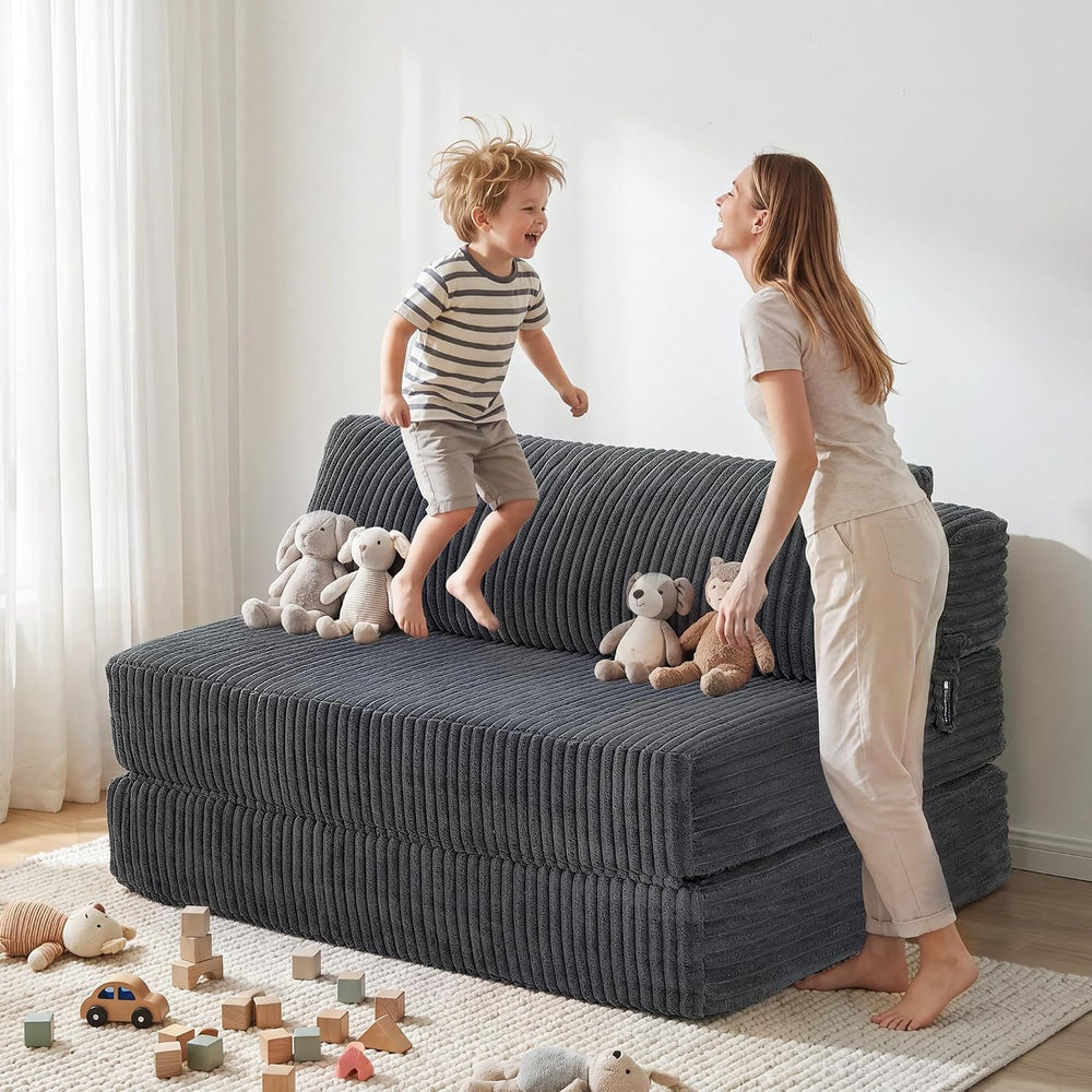 Convertible 4-in-1 Folding Sofa Bed Sleeper Chair Couch Foldable Chaise Loung...