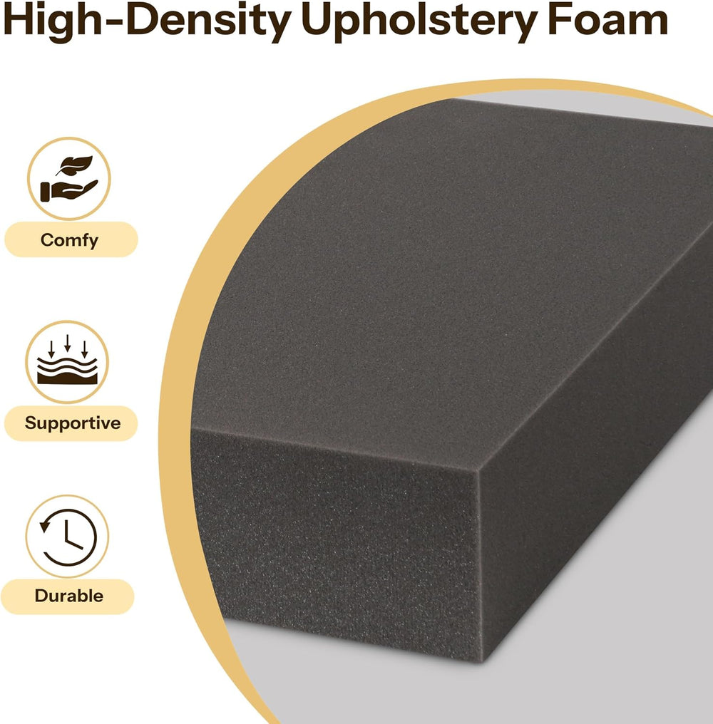1 Pack Upholstery Foam, Sofa Cushion Replacement 20"X20"X4"