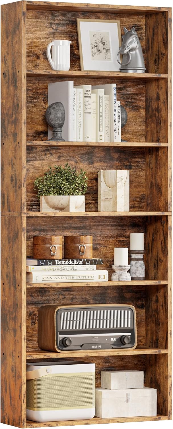 IRONCK Industrial Bookshelves and Bookcases Floor Standing 6 Shelf Display St...