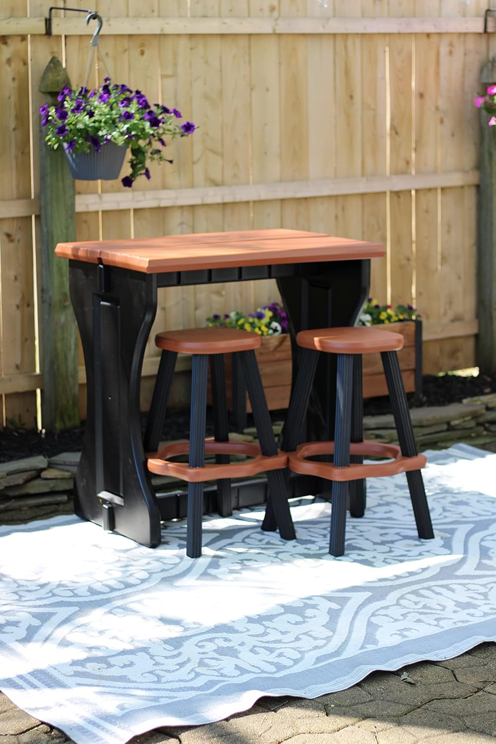 Double Bar Multiple Colors and Options Ideal for Patio Hot Tub Area Backyard ...