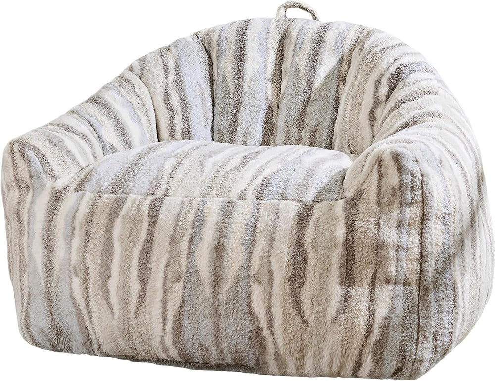 Bean Bag Chair for Adults, 44.1" Comfy Beanbag with Handle, Lazy Sofa Ch...