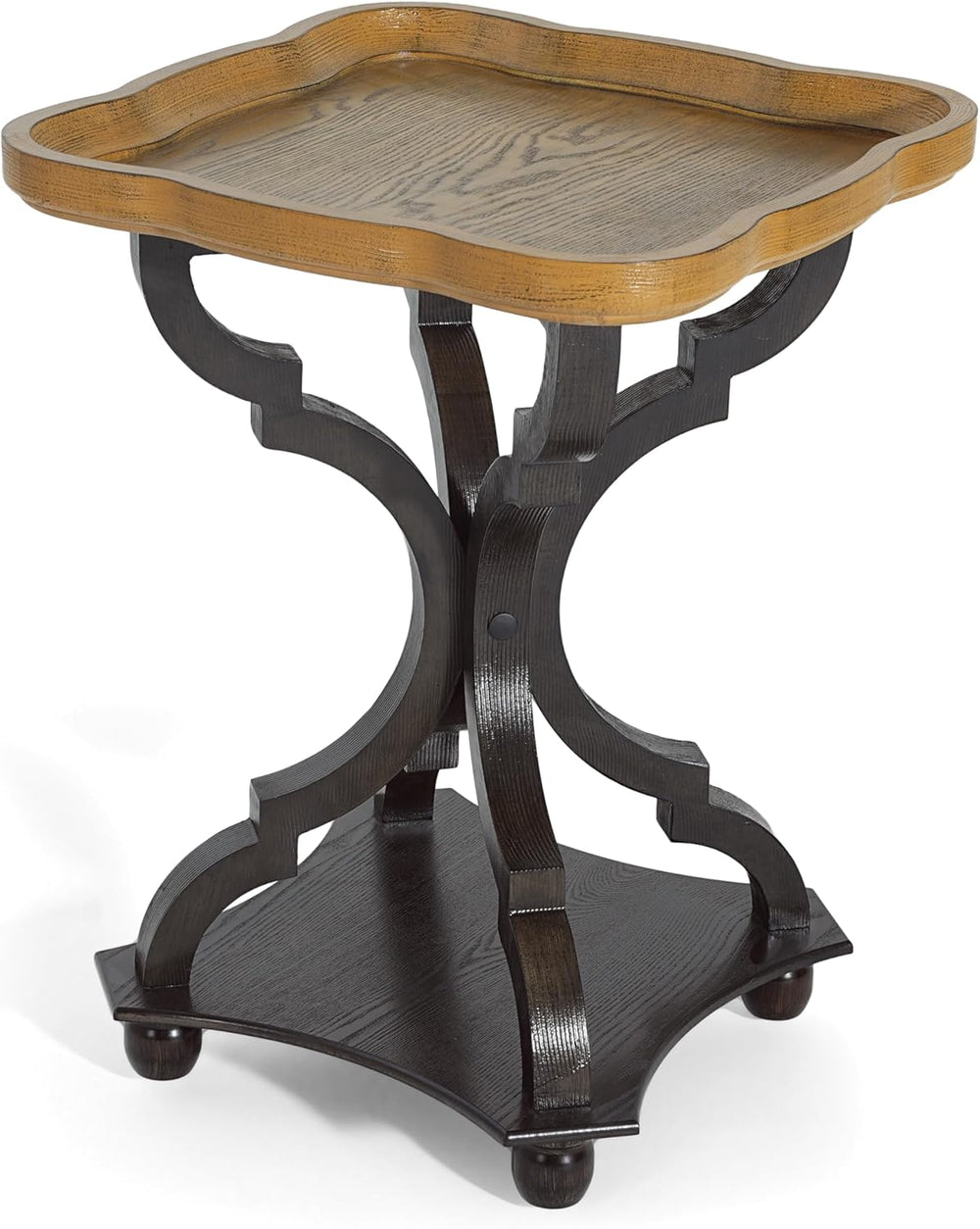 Christopher Knight Home Eudora 25" Small End Table, Hourglass Design Acc...