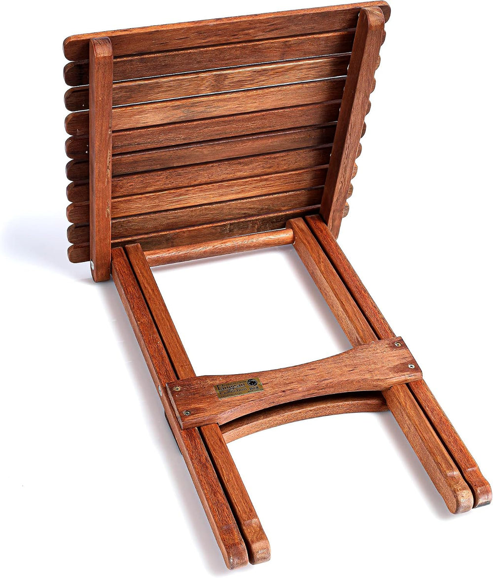 BYER OF MAINE, 18" H x 16" W x 16" D, Pangean Folding Wooden T...