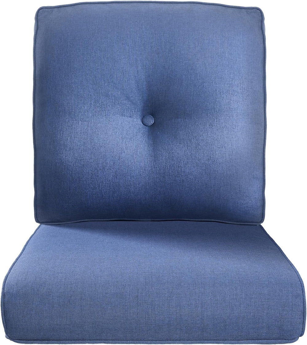 Pop 22x25/22x24 Outdoor Replacement Cushions - 1 Set High Back Deep Seat Pati...