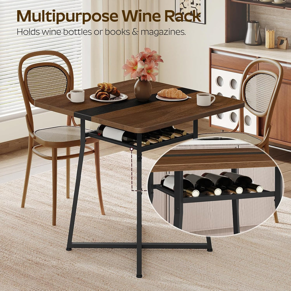 YATINEY Dining Table, 29.5'' Kitchen Table, Dining Room Table with Wi...